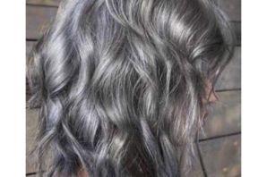 Пепельный графит цвет волос