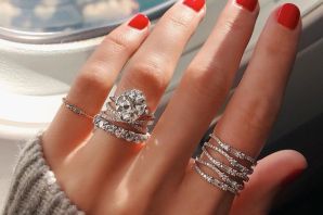 Красивые кольца из серебра