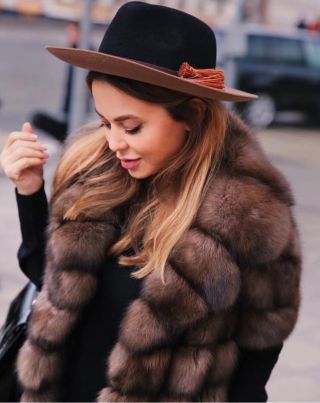 Шляпа на зиму женская