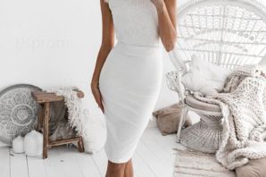 Белое платье под свадебное
