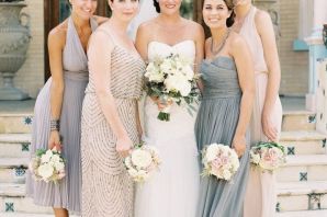 Подружки невесты в пастельных тонах