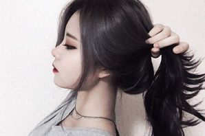 Корейские прически на средние волосы