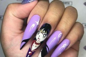 Ногти в стиле аниме