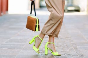 Туфли разноцветные женские