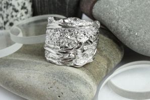 Интересные кольца из серебра