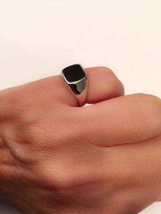 Серебряное кольцо на мизинец