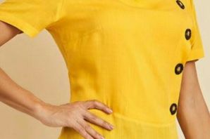Желтая блузка