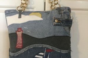 Необычные джинсовые сумки