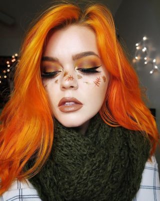 Апельсиновый цвет волос