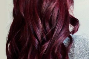 Бордово каштановый цвет волос