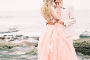 Розовое платье на свадьбу