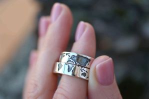 Парные серебряные кольца