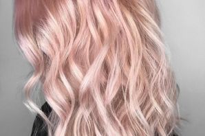 Розовый блонд цвет волос