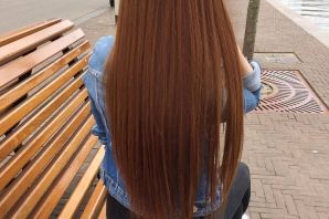 Длинные волосы вид сзади