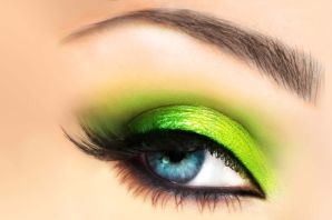 Восточный макияж для зеленых глаз