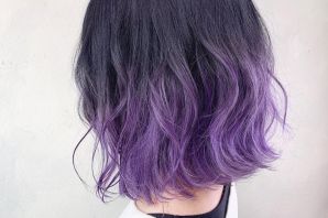 Фиолетовое окрашивание волос
