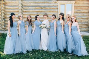 Платье подружки невесты с рукавами