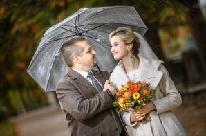 Невеста под зонтом