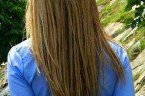 Стрижка на длинные волосы треугольником