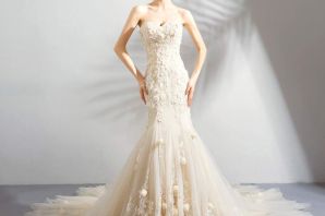 Свадебные платья русалка