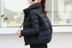 Черная куртка длинная зимняя