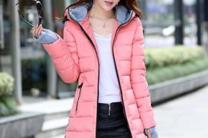 Корейская куртка длинная зимняя