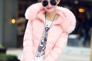 Розовая блестящая куртка