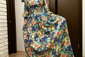 Фасон штапельного платья