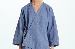 Джинсовое кимоно