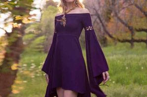 Платье в эльфийском стиле