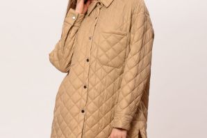 Куртка женская из стеганой ткани