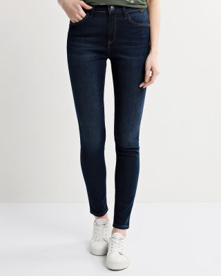 Женские джинсы темно синего цвета