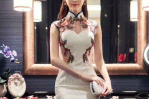 Платье в азиатском стиле
