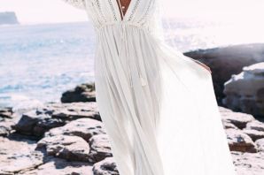 Пляжное платье из муслина