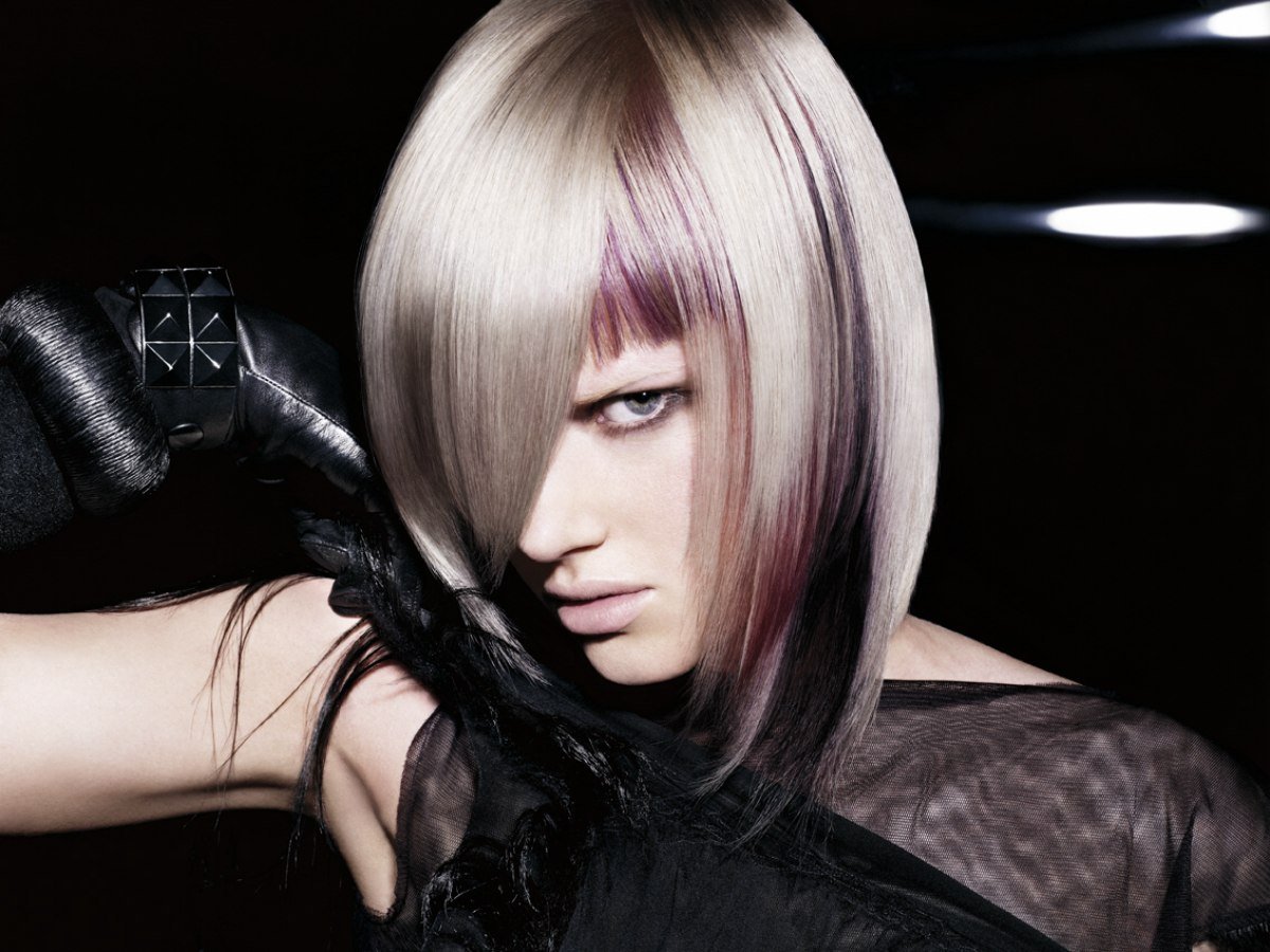 Двухцветное окрашивание волос