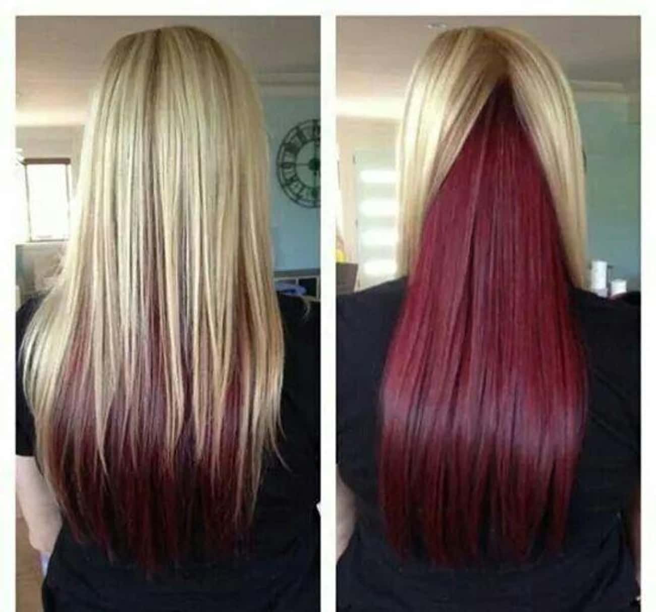 Можно красить волосы в пост. Окрашивание волос снизу светлые сверху темные 2021. Окрашивание волос сверху светлый снизу темный на средние. Покрасить волосы в два цвета. Окрашивание волос в два цвета низ красный.