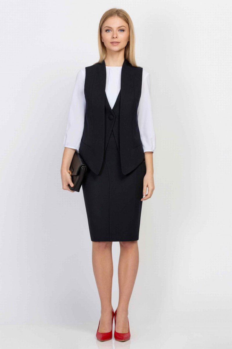 Юбка и жилет для офиса