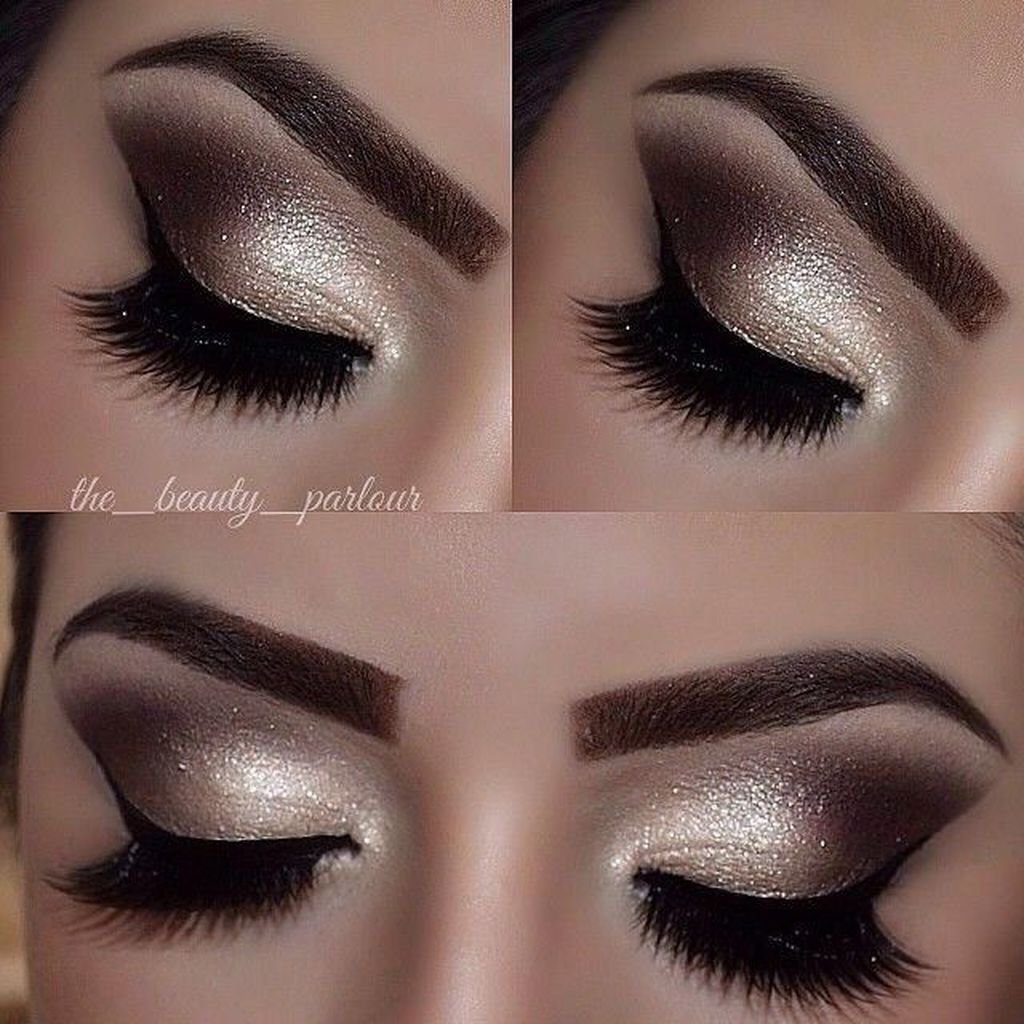 Макияж Вечерний под черное платье