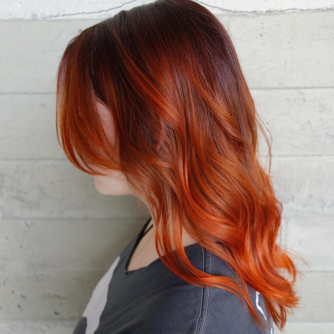 Шатуш балаяж рыжий