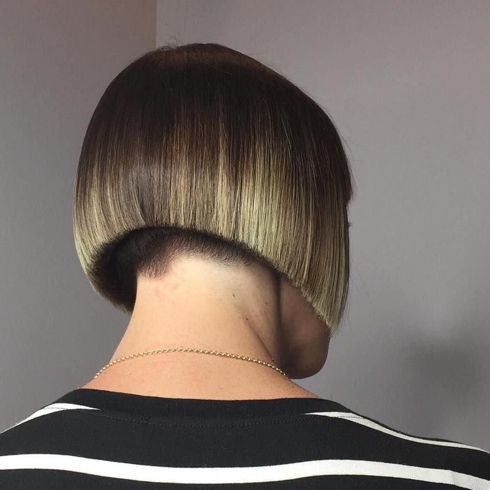 Стрижка Боб с градуированным затылком