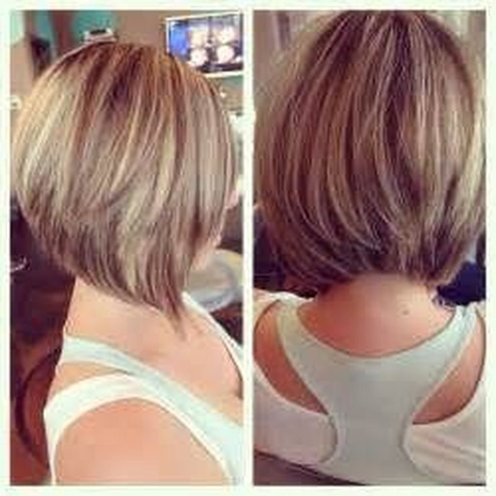 Боб каре с удлиненной челкой на средние волосы вид спереди и сзади