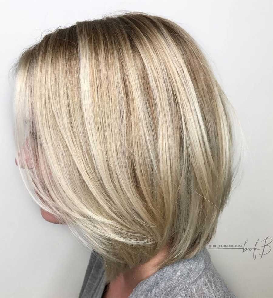 Колорирование волос на русые волосы каре