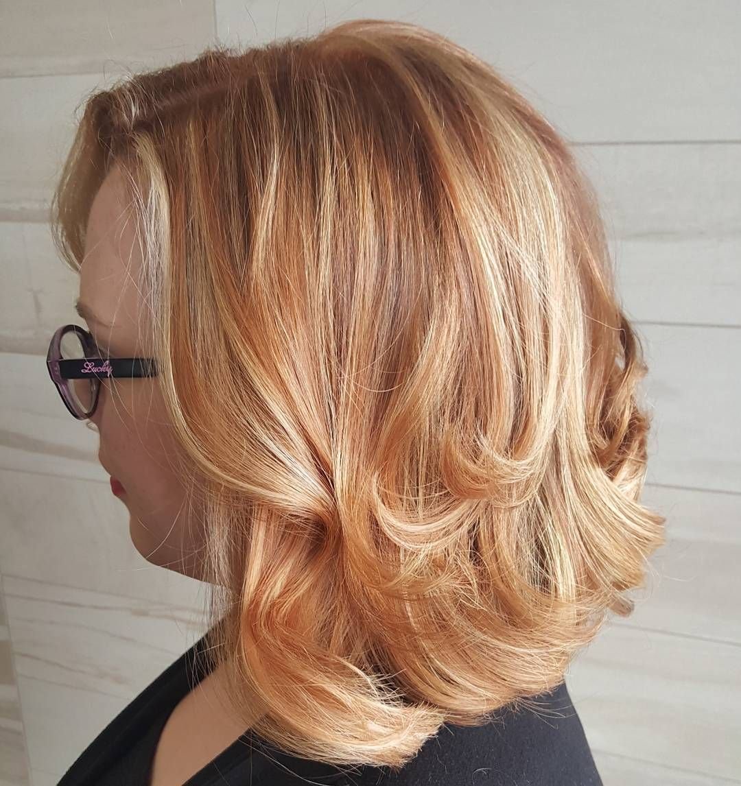 Мелирование на градуированное каре