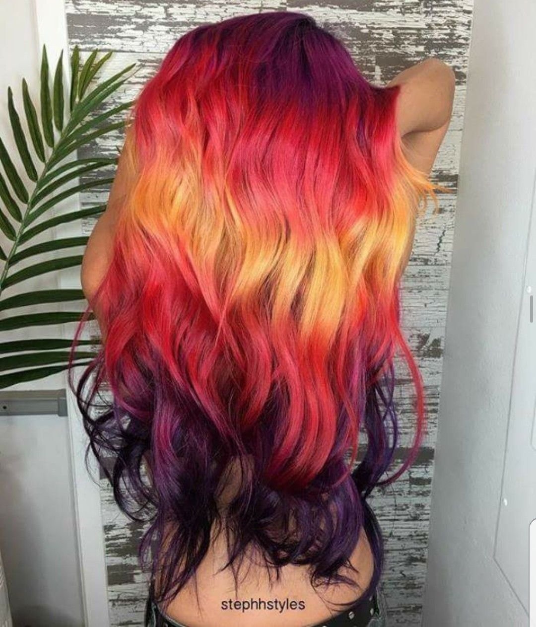 Окрашивание волос цвета фото в яркие