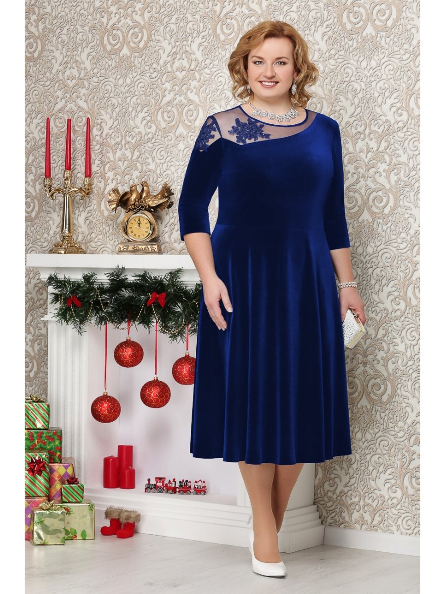 Нарядные платья для полных женщин