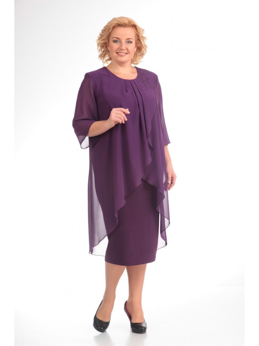 Платье шифоновое Mira Fashion