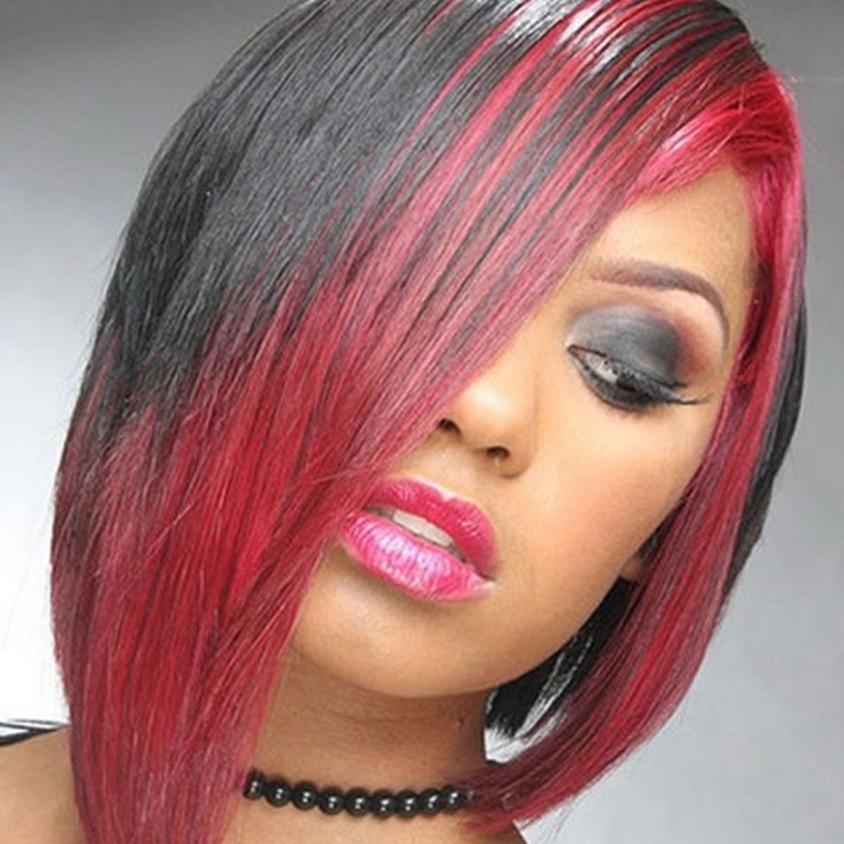 Скрытое окрашивание на короткие волосы