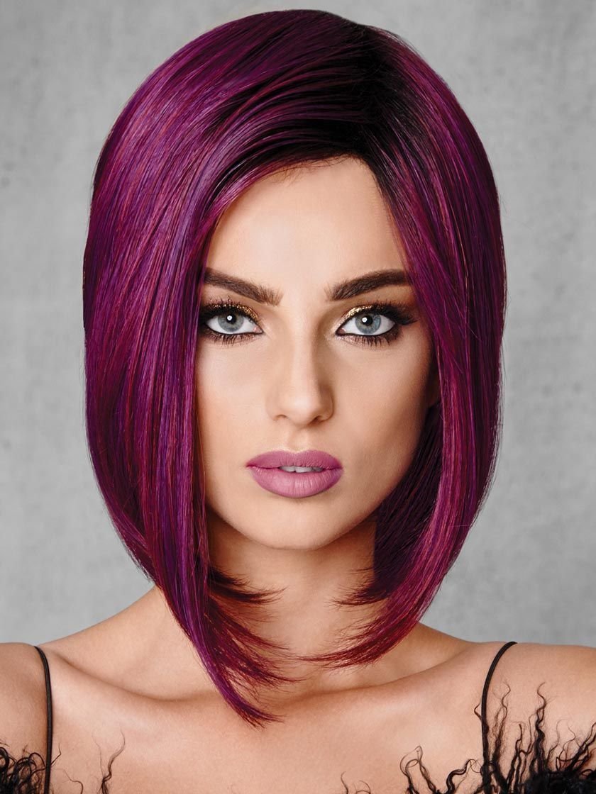 Колорирование волос на темные волосы Боб каре