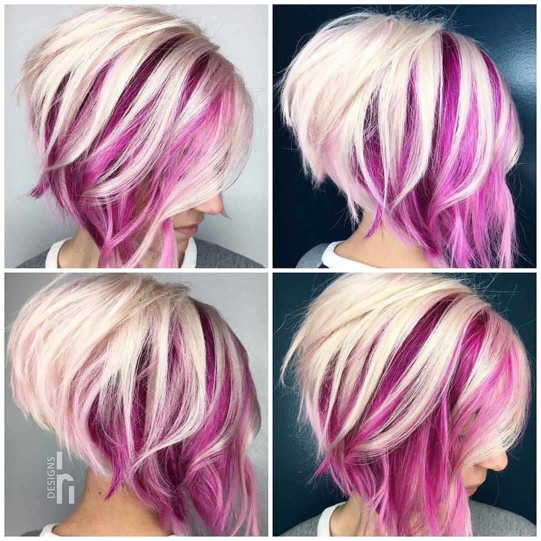 Необычное окрашивание коротких волос