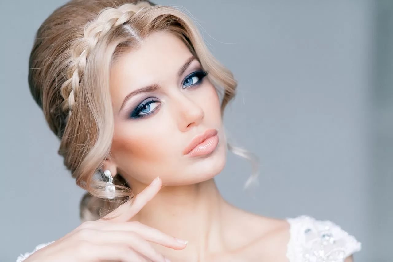 макияж невесты с голубыми глазами на свадьбу | Дзен